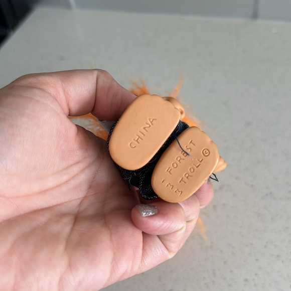 🏴 vintage Troll Doll with Orange Hair - Picture 7 of 8